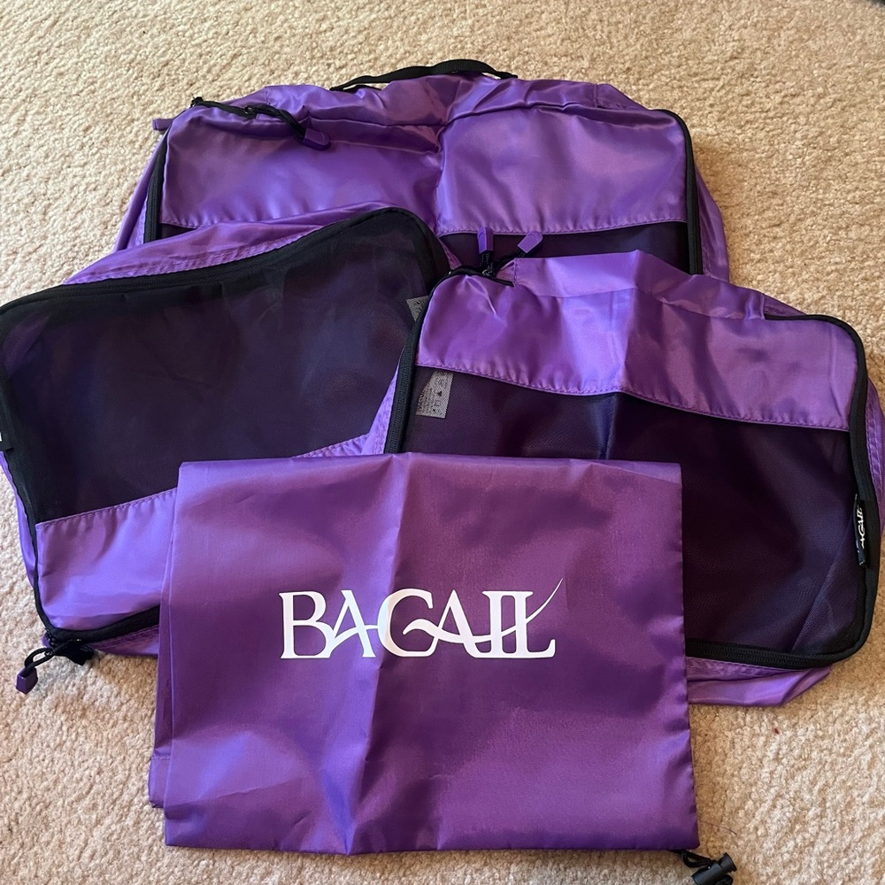 Bagail Packing Cubes (3) with Handles and Laundry Bag